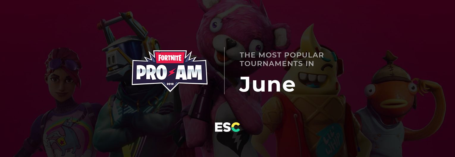 The most popular tournaments of June 2019