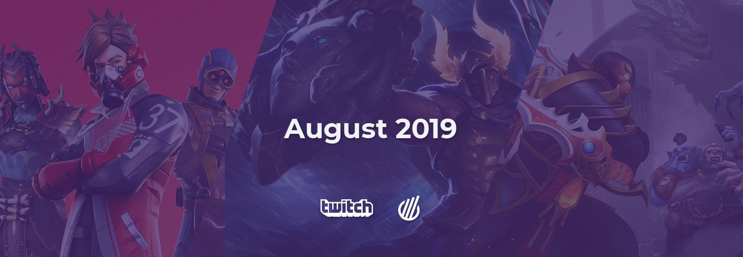 Анализ Twitch за Август 2019