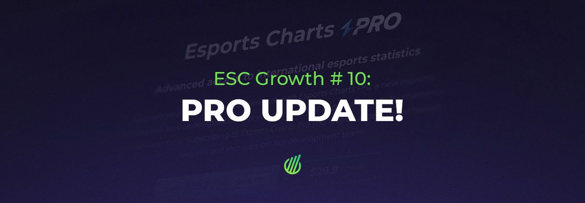ESC Growth #10: An update for Esports Charts Pro