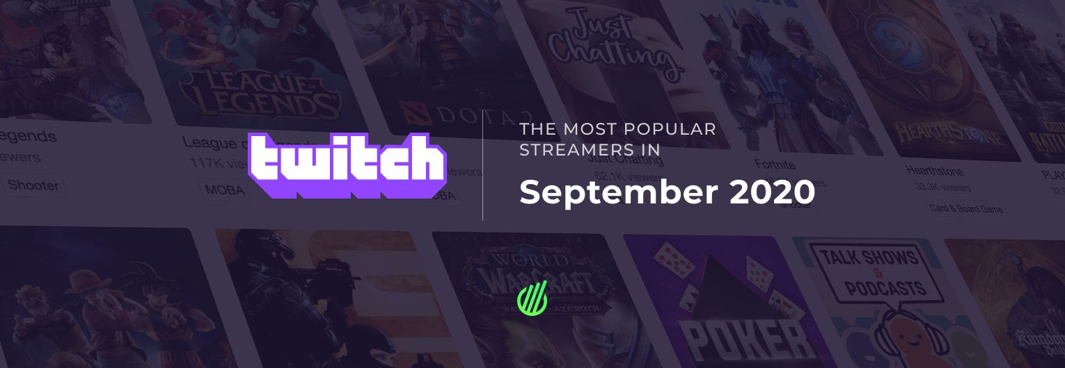 The most popular streamers of September on Twitch