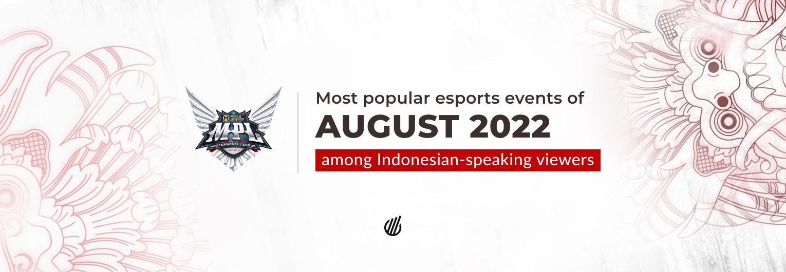 Топ турниры среди индонезийских зрителей — август 2022