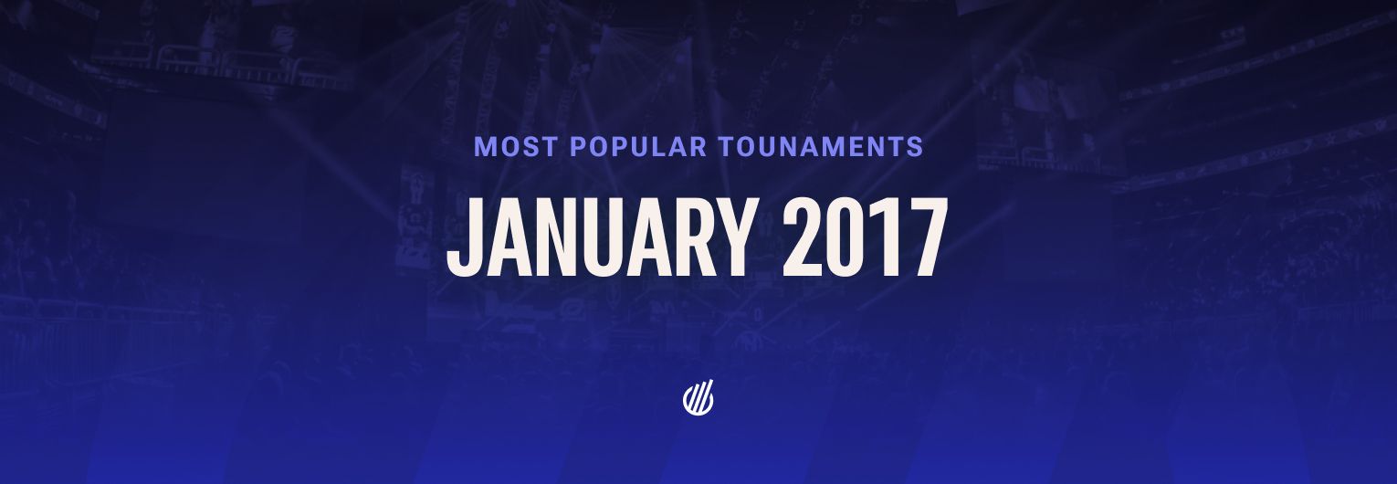 The most popular tournaments of January 2017