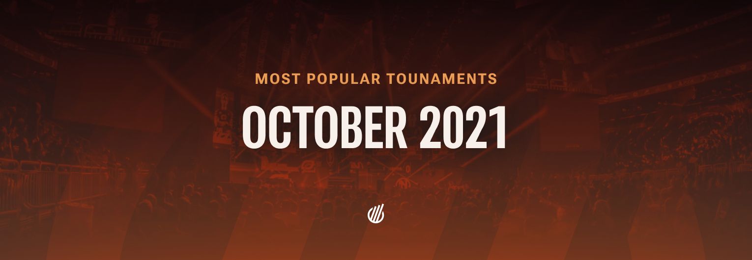 The most popular tournaments in October 2021
