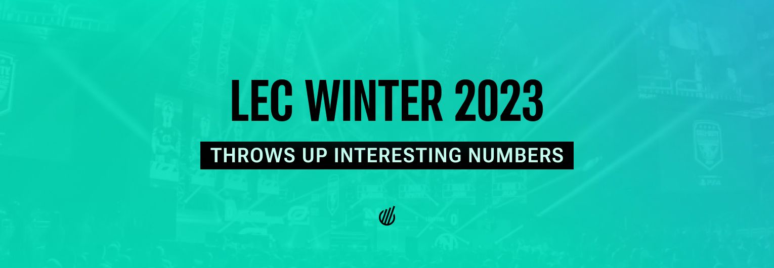 The meteoric rise of Spanish and other interesting statistics from LEC Winter 2023