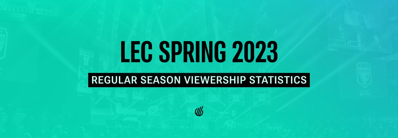 Просмотры регулярного сезона LEC Spring 2023 сильно упали по сравнению с зимним сезоном