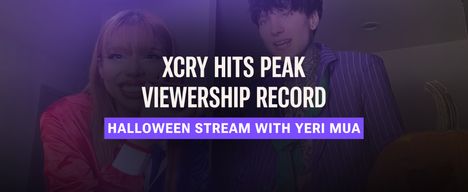 xCry hits personal viewership record via collab Halloween stream with Yeri Mua