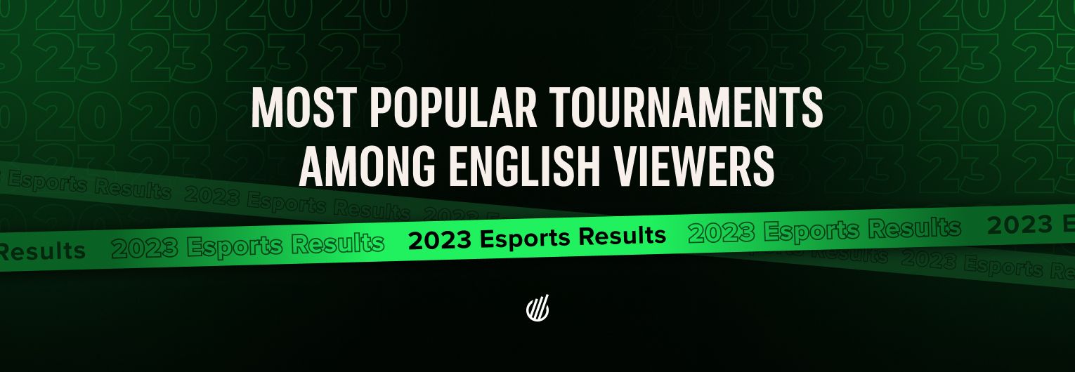 Most popular esports tournaments in 2023 by English viewership