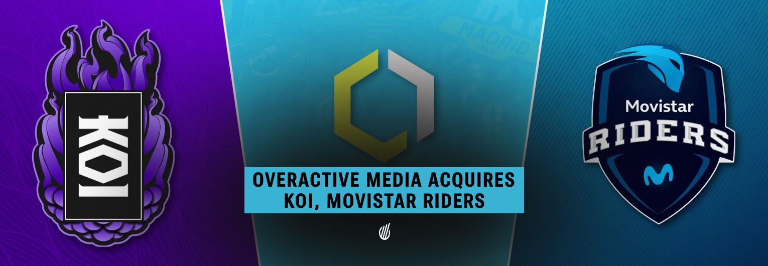 OverActive Media acquires KOI and Movistar Riders