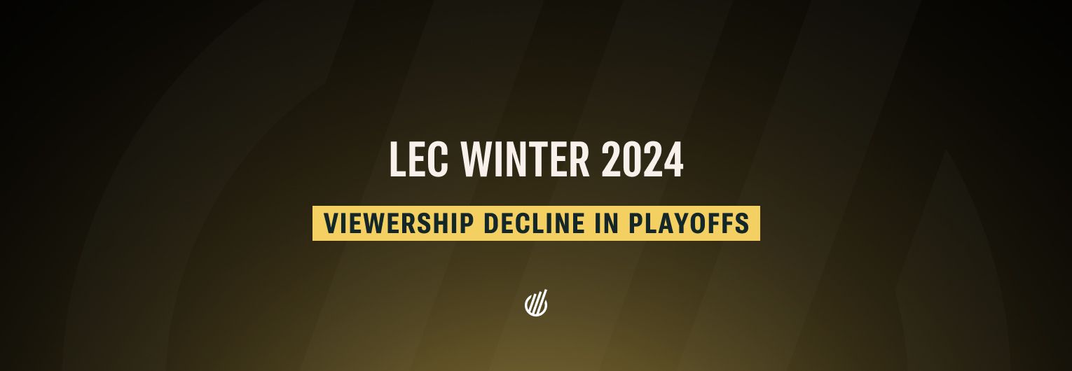 LEC Winter 2024 playoffs rematches draw fewer viewers than group play
