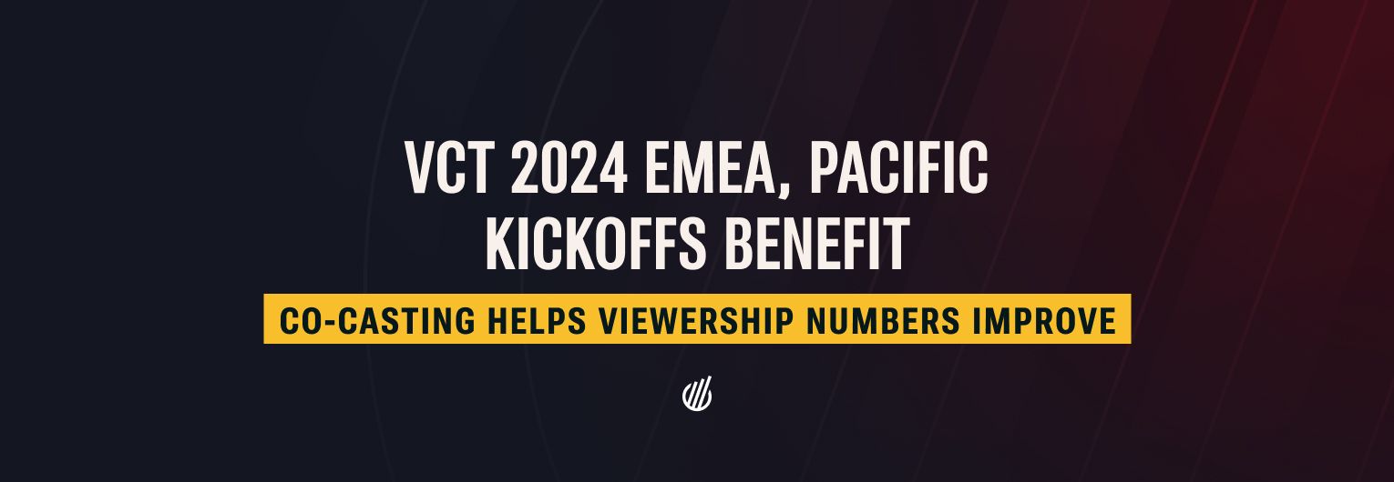 2024 VCT EMEA, Pacific Kickoffs benefit from co-casting as viewership numbers improve