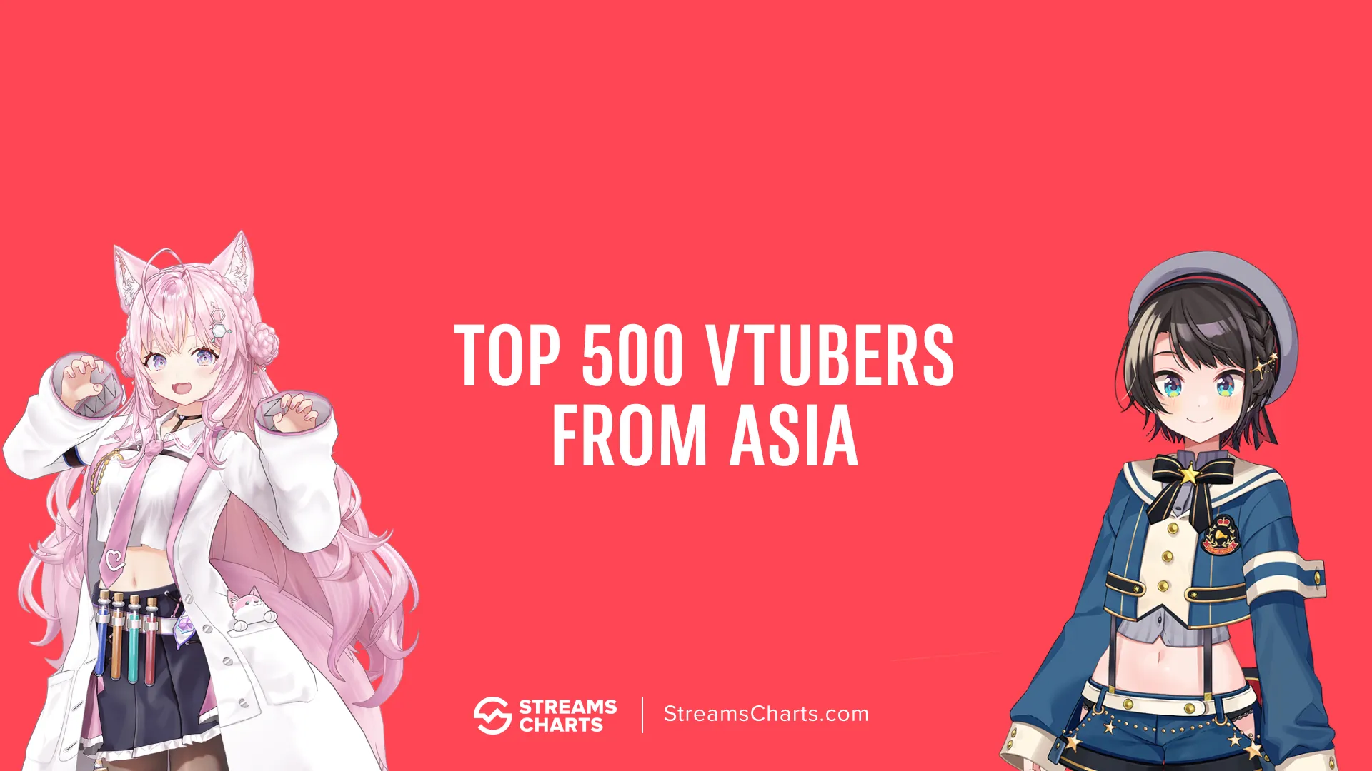 TOP 500 Asian VTubers [Jan-Feb 2024]