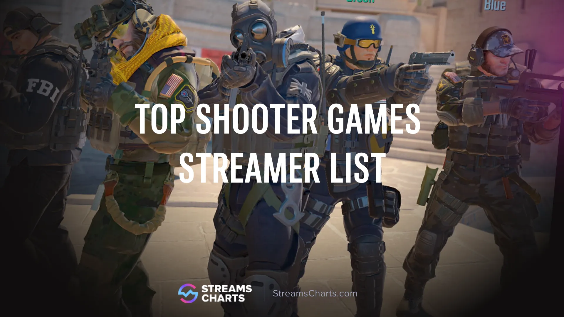 List of Top Shooter Genre Streamers [Any period]