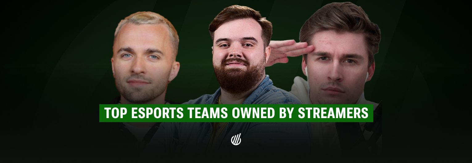 Most popular esports teams owned by content creators and streamers