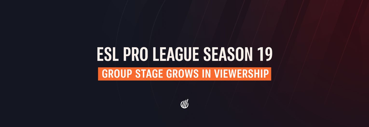 ESL Pro League Season 19 sees increased viewer engagement compared to previous season
