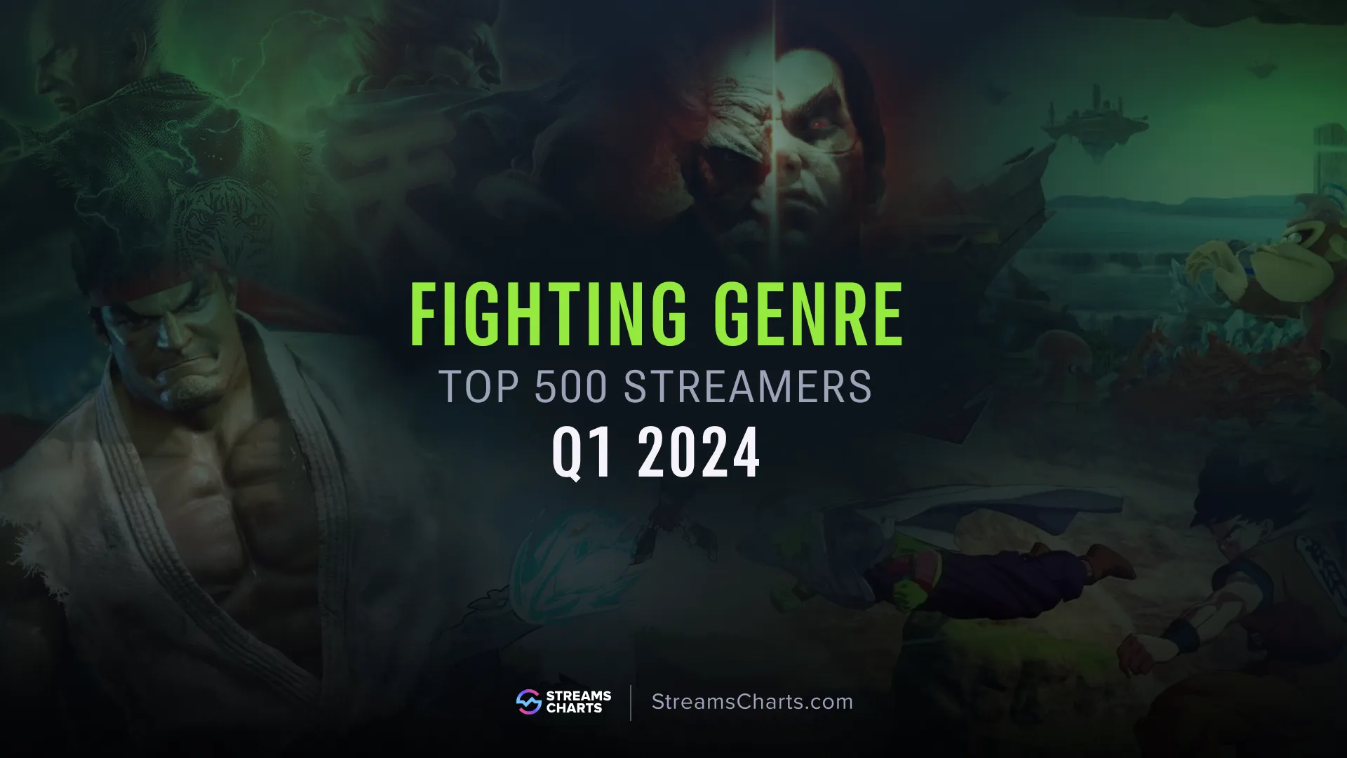 TOP 500 Fighting Genre Streamers [Q1 2024]