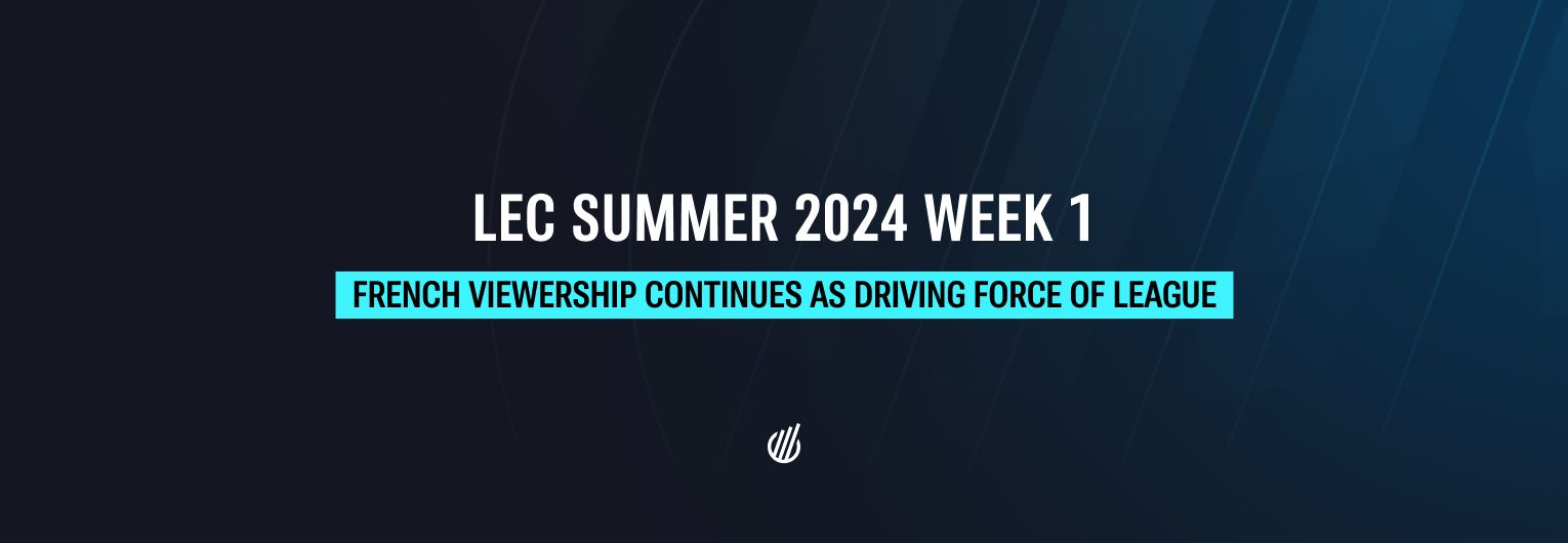 LEC Summer 2024 increased viewership compared to 2023 thanks to growing French audience