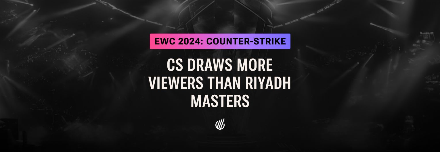 EWC Counter-Strike outperformed Riyadh Masters in viewership during NAVI’s triumph