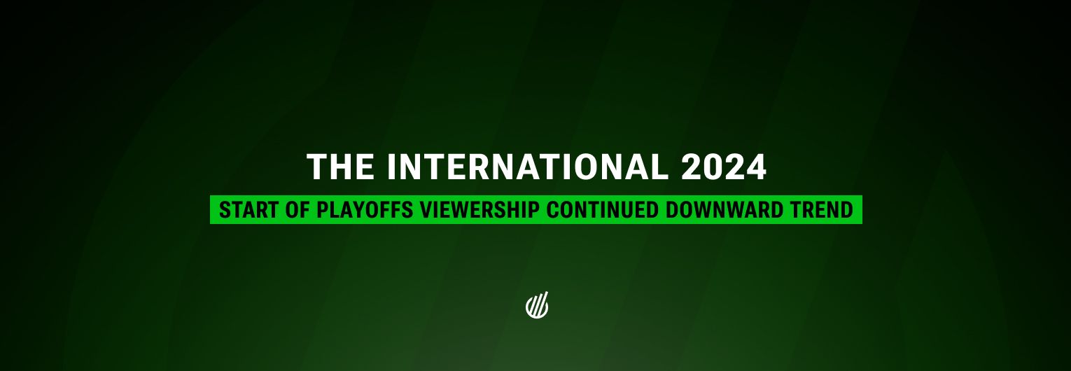 Viewership statistics for The International 2024 Playoff Day 1