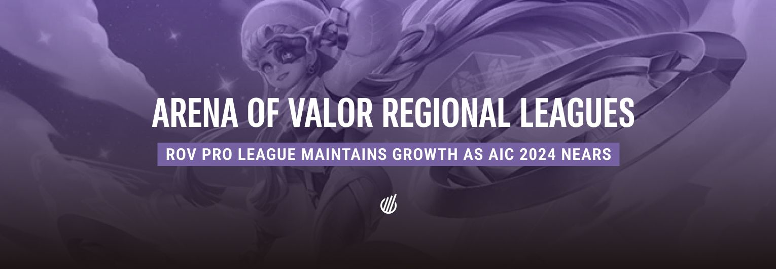Arena of Valor regional leagues — RoV Pro League maintains growth as AIC nears