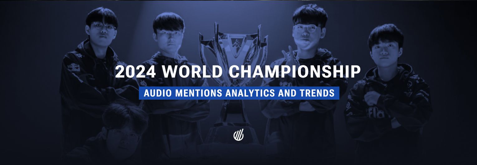 Worlds 2024: audio mentions of sponsors declined by 28% over the year