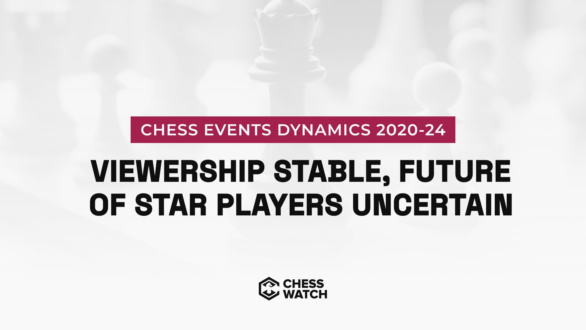 Chess events dynamics for 2020-24: Viewership stable, future of star players uncertain