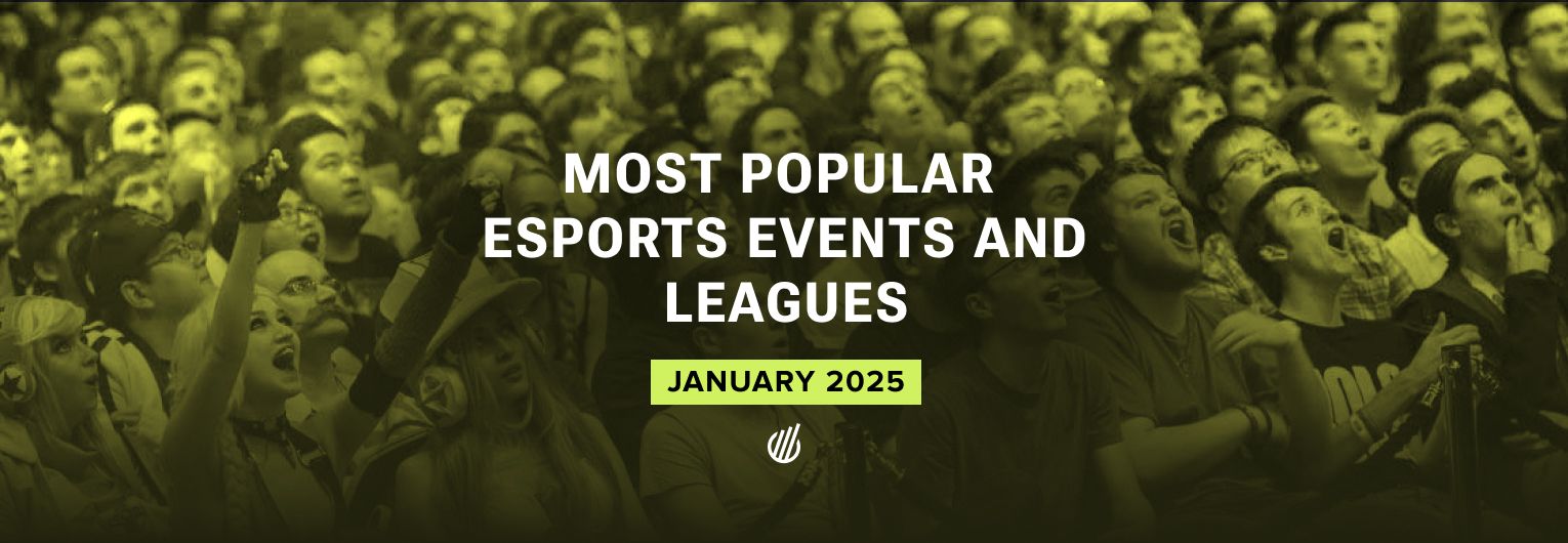 Top esports leagues and tournaments, January 2025