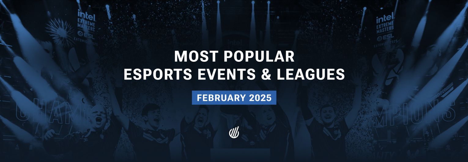 Top esports leagues and tournaments, February 2025
