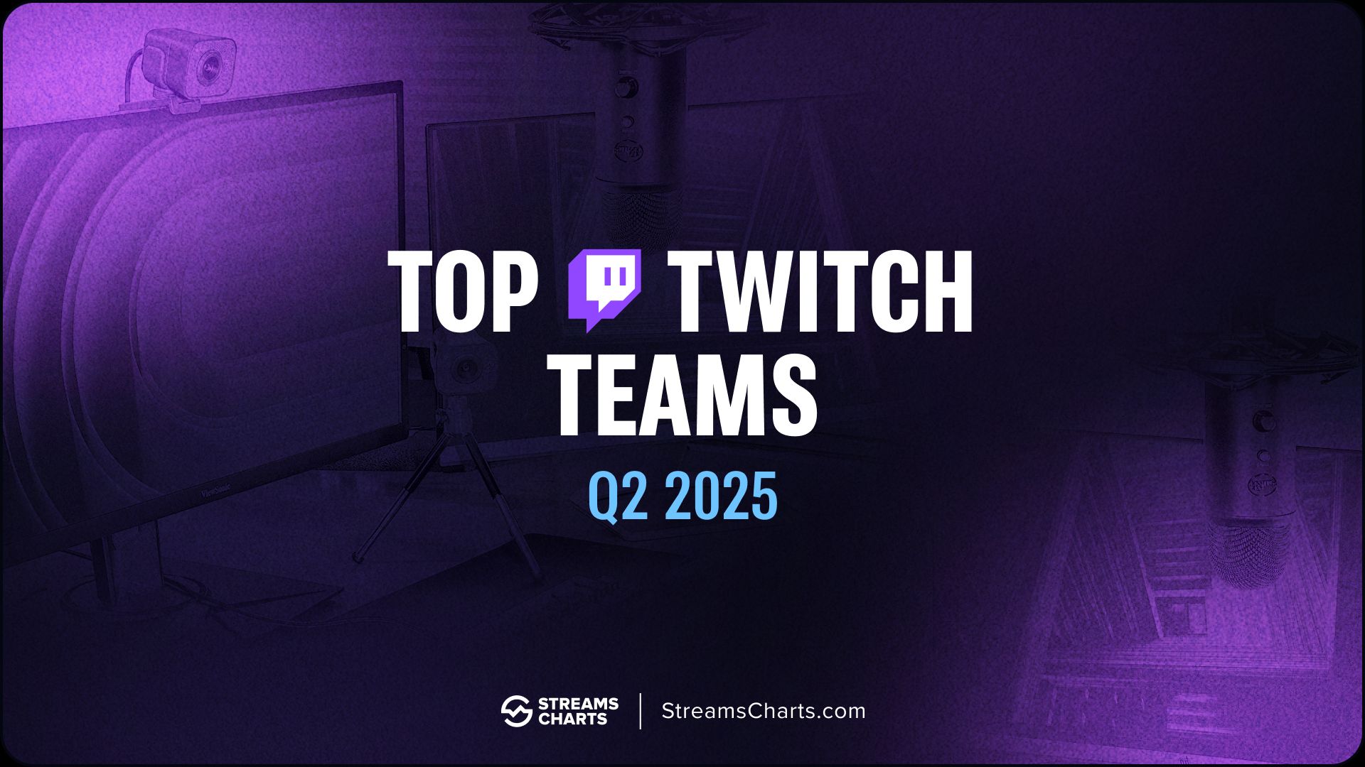 Top Twitch teams in Q2 2025