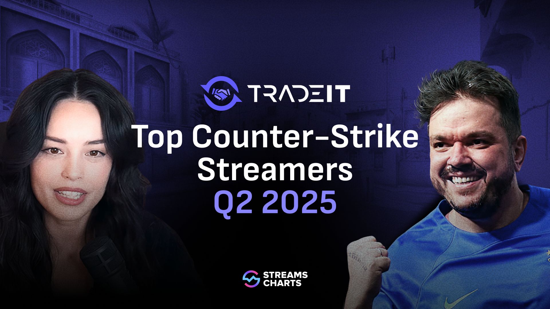 Top CS2 Streamers of Q2 2025: Most Watched, Fastest Growing & Female Creators