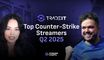 Top Counter-Strike 2 streamers of Q2 2025