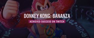 Donkey Kong: Bananza entered the top 7 most watched games on Twitch on release day