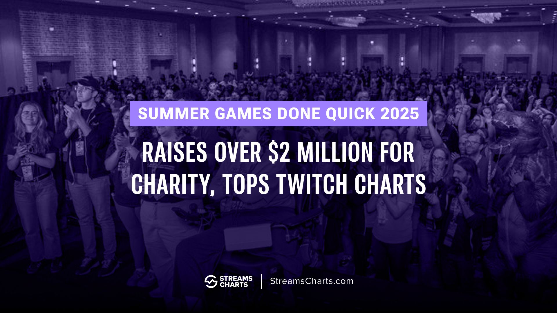 Summer Games Done Quick 2025: raises over $2 million for charity, tops Twitch watch time charts