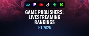 Top 10 game publishers in livestreaming: H1 2025 viewership rankings