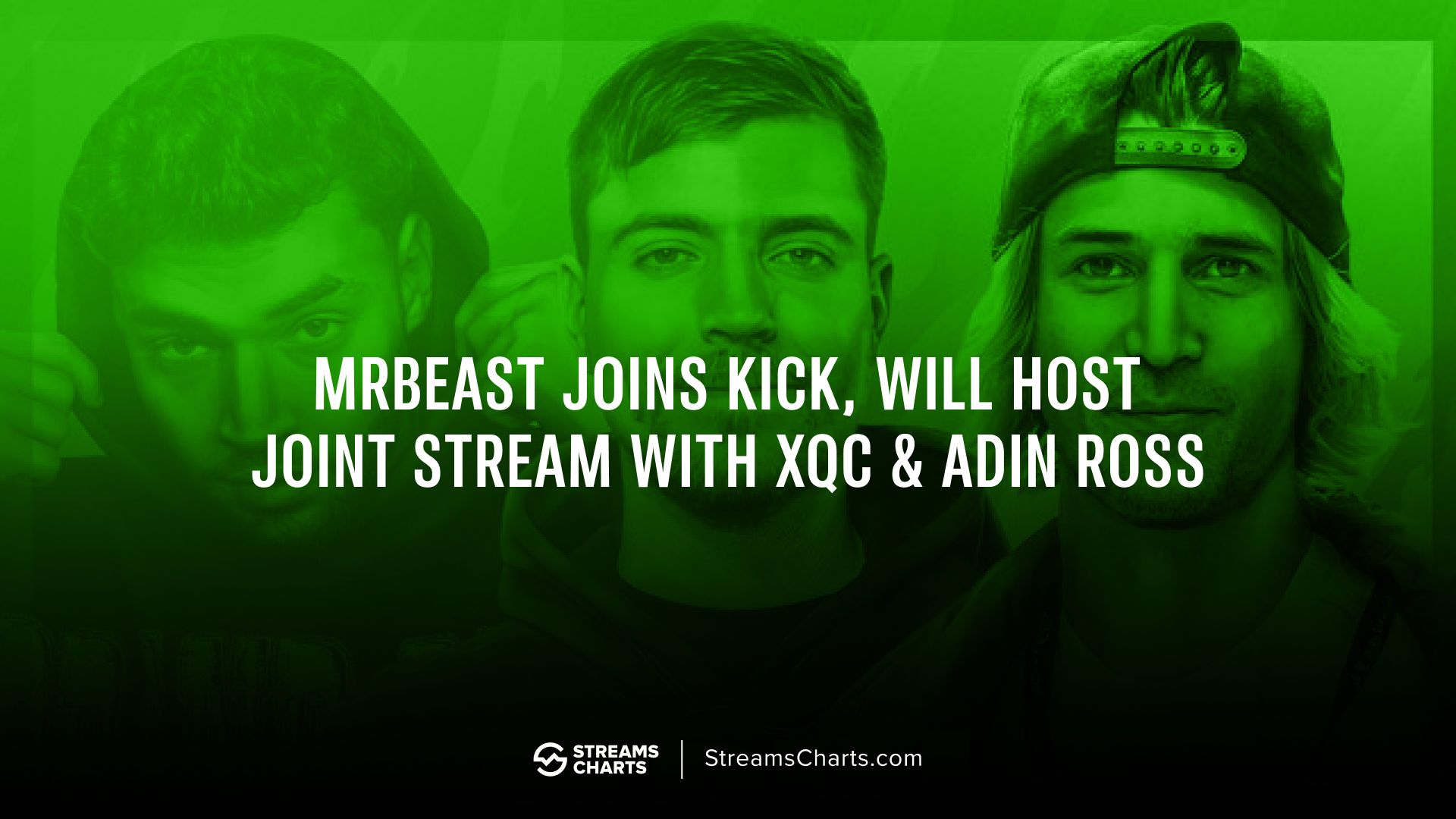 MrBeast joins Kick, will host fundraising livestream with xQc and Adin Ross