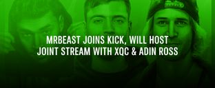 MrBeast joins Kick, will host fundraising livestream with xQc and Adin Ross