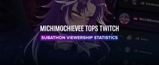 MichiMochievee lands on top of Twitch with her “Scamberthon” just one year after debut