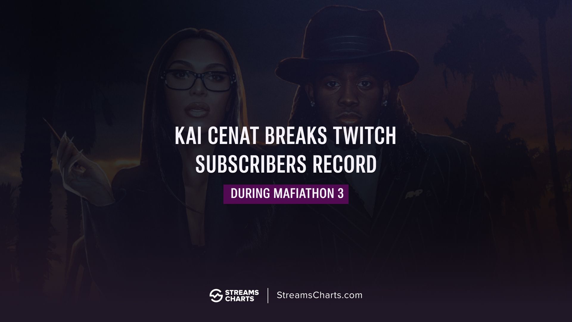 Kai Cenat breaks Twitch subscribers record during Mafiathon 3