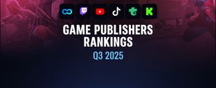 Top game publishers of livestreaming in Q3 2025