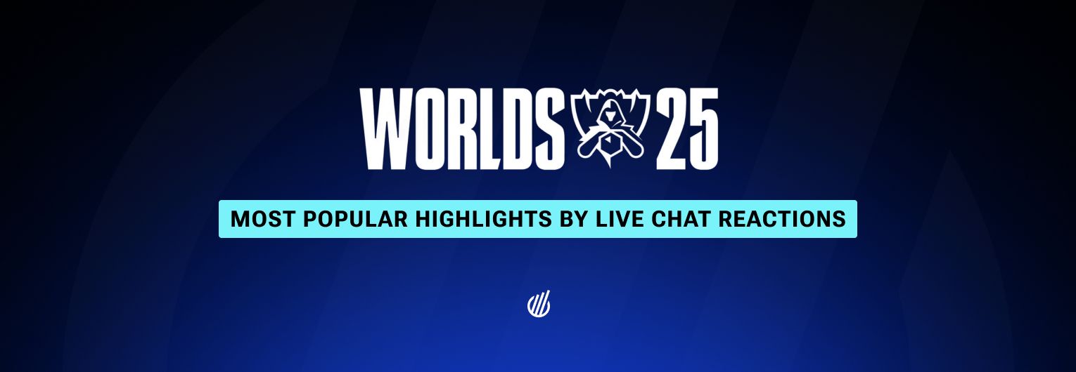 Top 2025 LoL Worlds highlights by live chat reactions