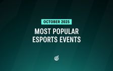 Top esports tournaments of October 2025