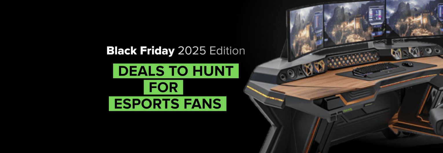 Black Friday 2025 deals for esports fans to hunt down