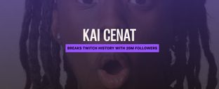 Kai Cenat becomes the first streamer to hit 20 Million followers on Twitch