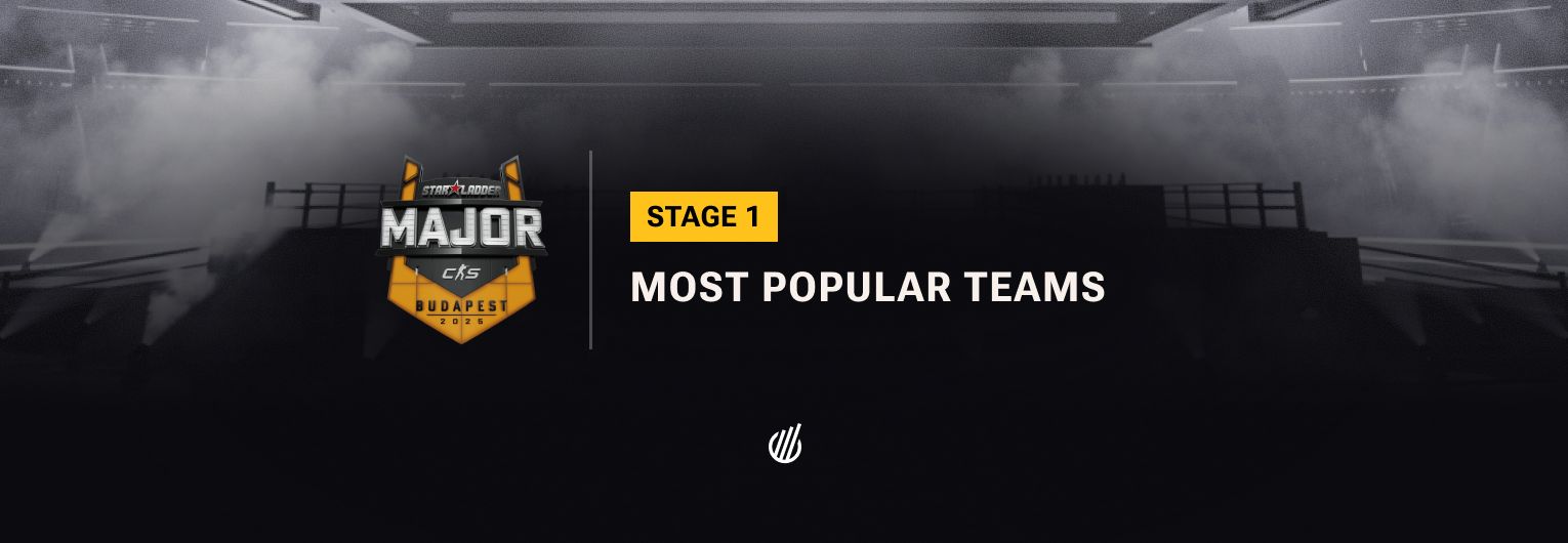 The most popular teams of StarLadder Budapest Major 2025: Stage 1