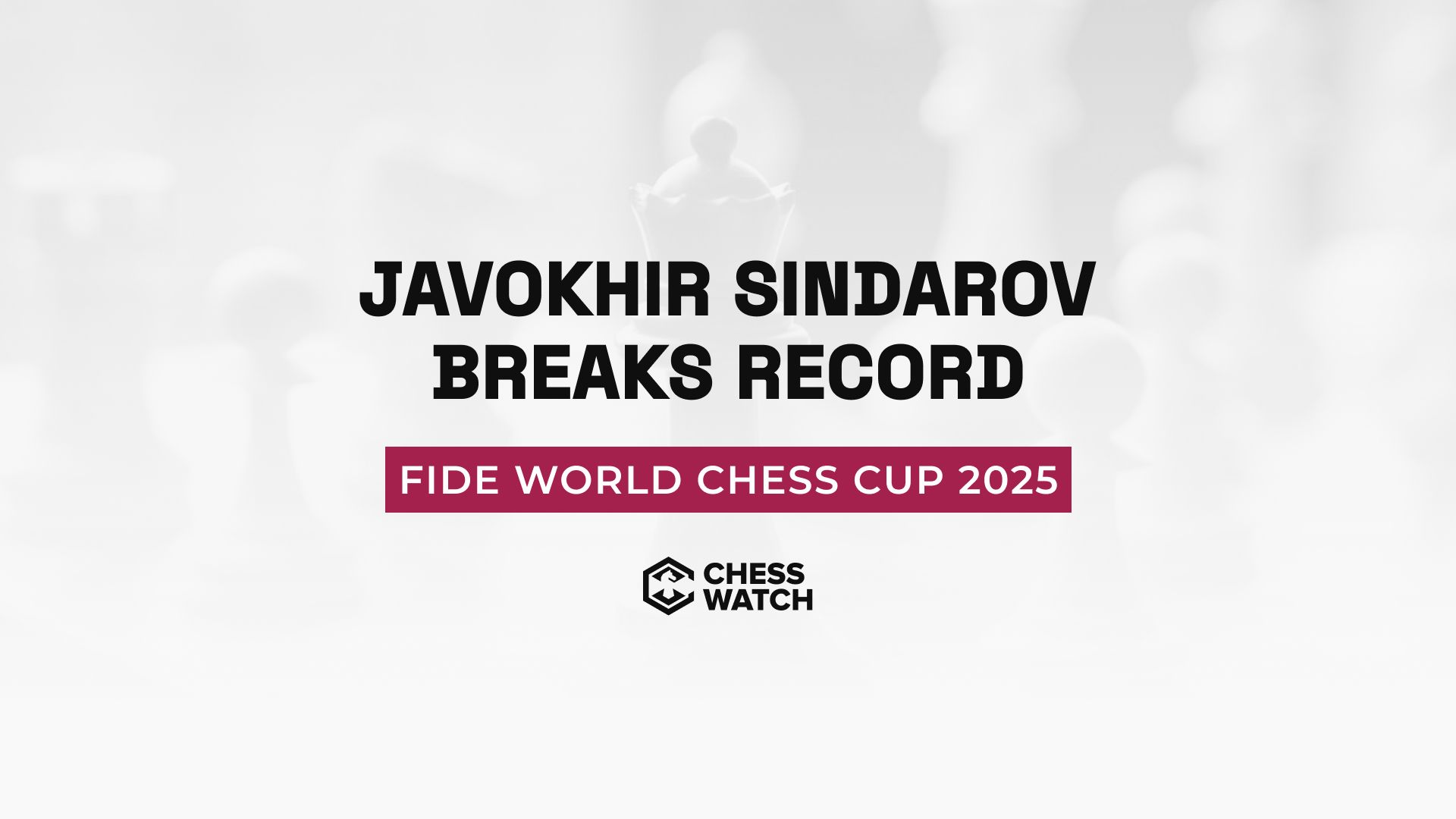 Javokhir Sindarov wins as World Cup ends among year's most-watched chess events