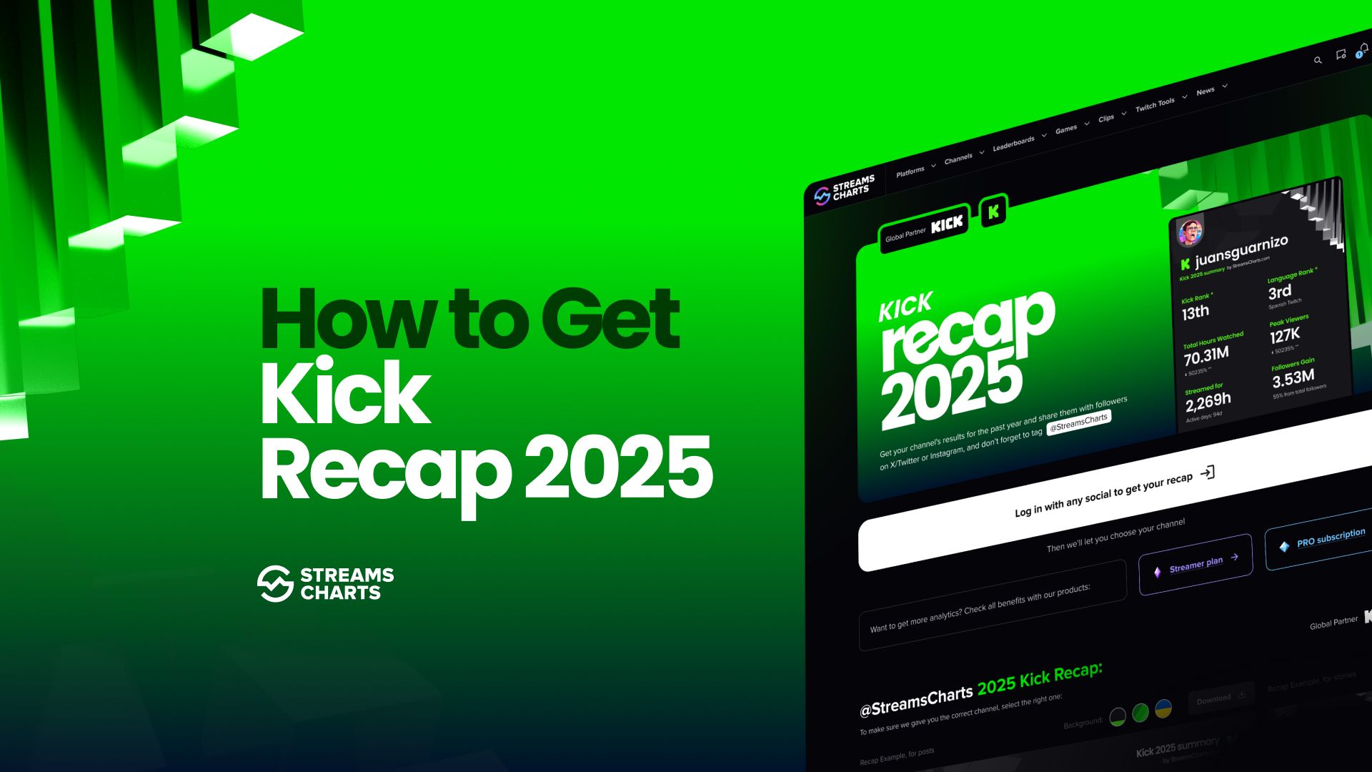 How to get Kick Recap 2025