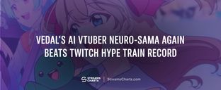 Vedal's AI VTuber Neuro-sama shatters Twitch Hype Train record again during latest subathon