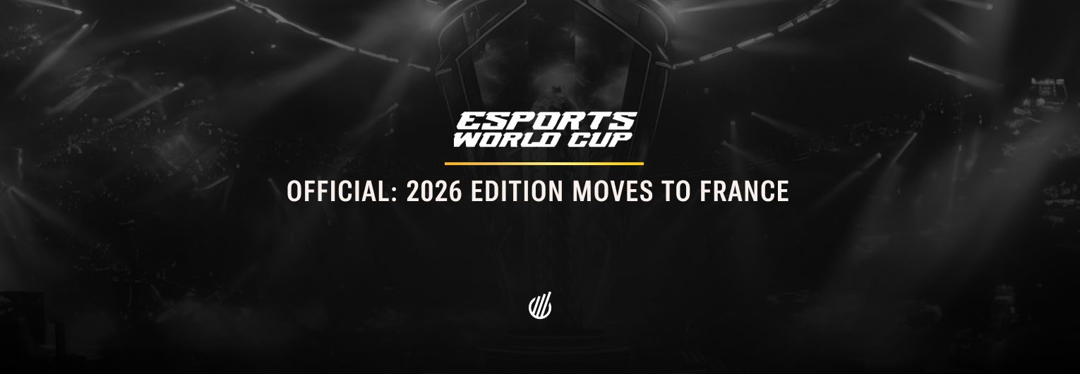Official: Esports World Cup 2026 relocated to France