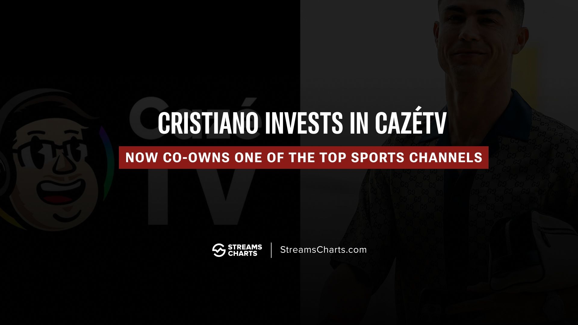 Cristiano Ronaldo invests in one of world’s biggest live streaming channels