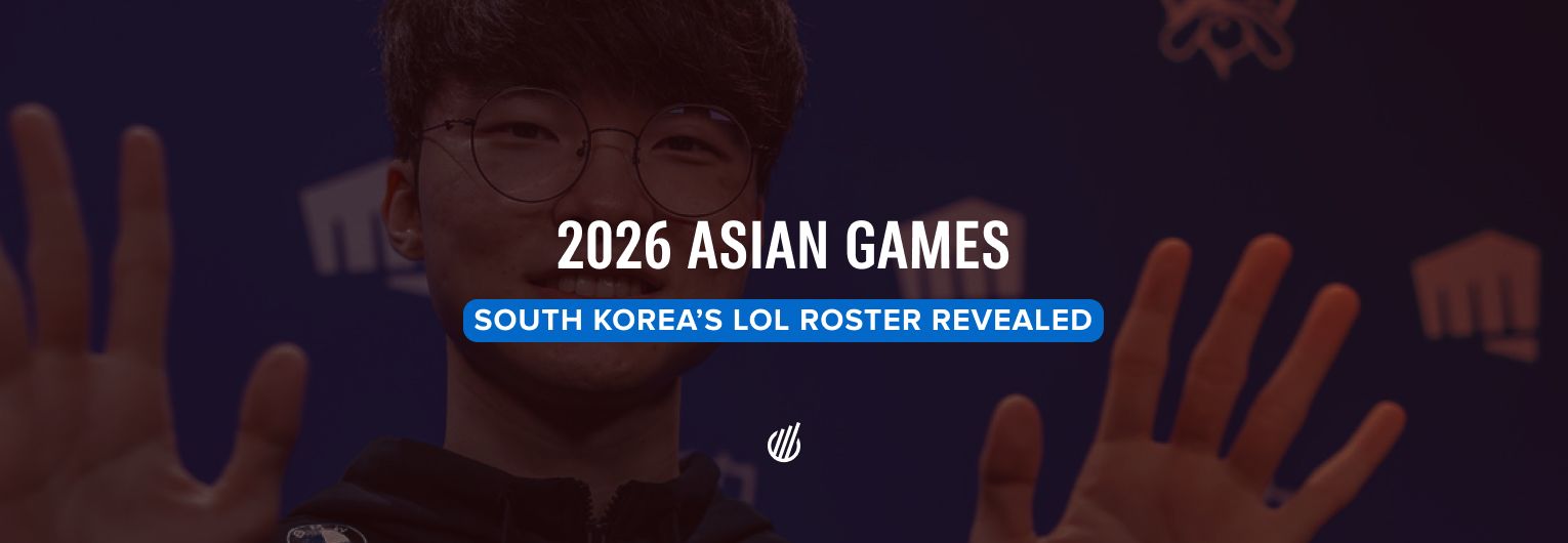 Faker leads South Korea’s 2026 Asian Games LoL roster