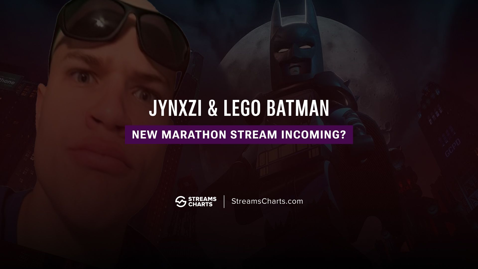 Jynxzi set for 30-Hour LEGO Batman marathon after high-stakes bet